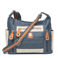 Duża Torebka Charm&Shape na ramię Granatowa