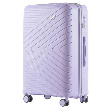 Duża walizka KEMER WINGS DQ181-04 White Purple - KEMER