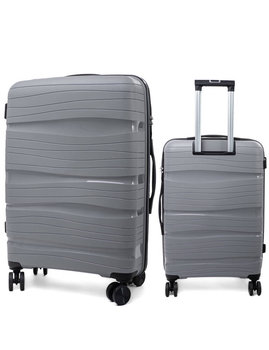 Duża walizka PELLUCCI RGL PP3 L Szara - KEMER