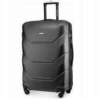 Duża walizka podróżna na kółkach RYANAIR WIZZAIR 90L twarda XXL ZAGATTO