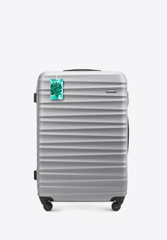 Duża walizka z zawieszką szara - WITTCHEN