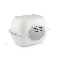 Duża zamknięta kuweta na żwirek z drzwiczkami dla kota Rotho BELLA