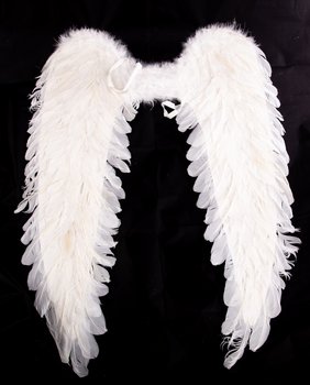 Duże Białe Skrzydła Anioła Aniołek Jasełka 60X80Cm - Midex