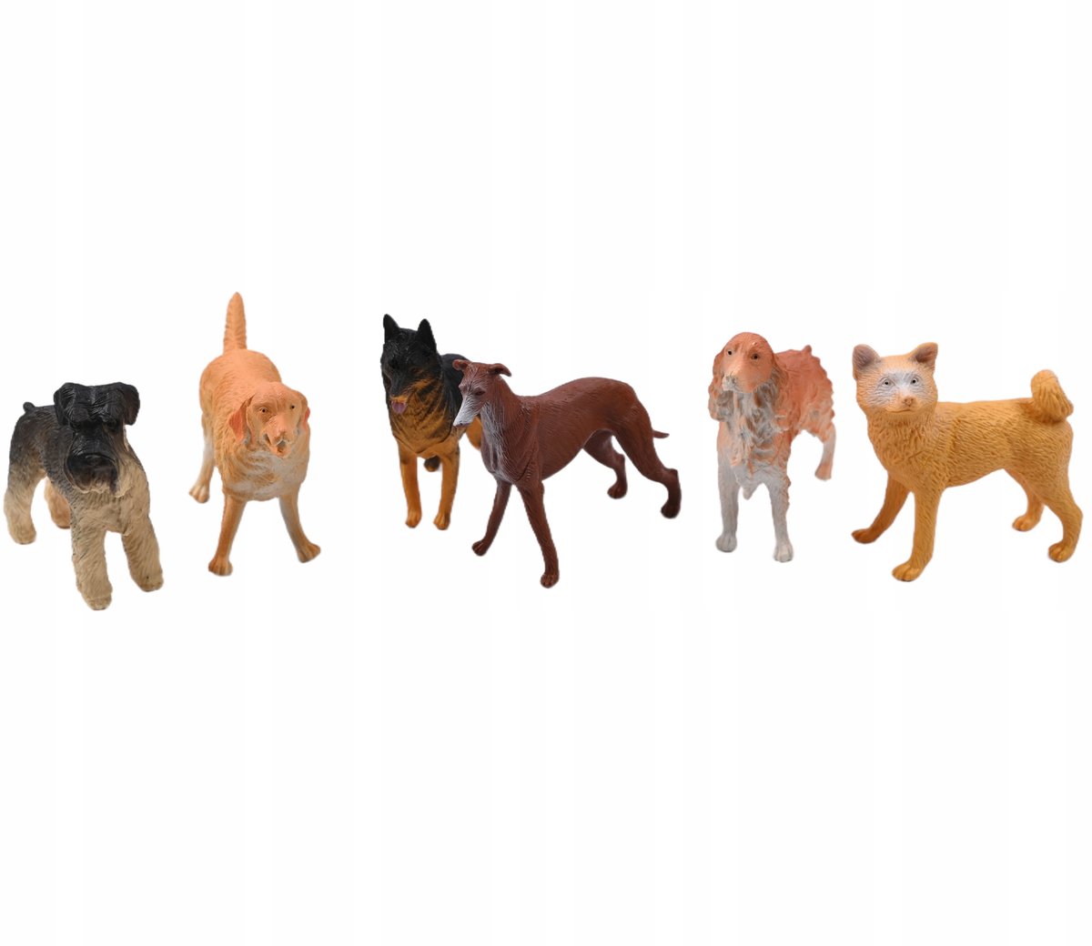 DU E FIGURKI PSY PIESKI AKITA COCKER SPANIEL SZNAUCER ZESTAW FIGUREK du-e-figurki-psy-pieski-akita-cocker-spaniel-sznaucer-zestaw-figurek