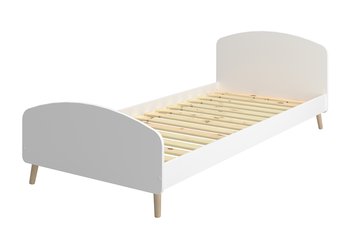 Duże łóżko dla dziecka białe GAIA Konsimo - Konsimo