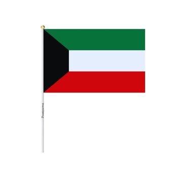 Dużo Mini Flagi Kuwejtu 14x21cm w 100 sztukach - Inny producent (majster PL)