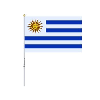 Dużo Mini Flagi Urugwaju 14x21cm w 50 sztukach - Inny producent (majster PL)