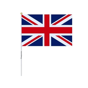Dużo Mini Flagi Wielkiej Brytanii 14x21cm w 100 sztukach - Inny producent (majster PL)