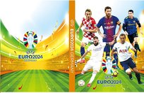 DUŻY ALBUM 3D NA KARTY PIŁKARSKIE 432 XXL EURO 2024 + 10 ZŁOTYCH KART