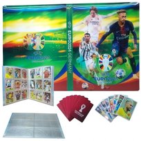 DUŻY ALBUM NA KARTY PILKARSKIE na 432 Karty 3D XL PREZENT + 120 KART PIŁKRASKICH