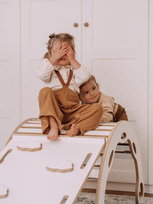 DUŻY bujak montessori z uchwytami + DUŻA zjeżdżalnia CHMURKI