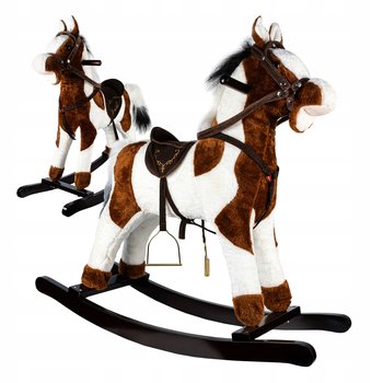 Duży Bujany Koń Na Biegunach Śpiewający Konik Interaktywny Bujaczek Ruchomy - AIG