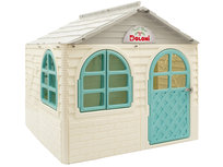 DUŻY Domek XL DLA DZIECI Ogrodowy Stabilny 129x129x120 cm