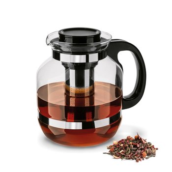 Duży Dzbanek Zaparzacz Do Herbaty Dzbanek Szklany Z Zaparzaczem Do Ziół 2,6 L Klara Tadar - Tadar
