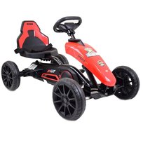 Duży Gokart Speed Na Pedały Z Hamulcem Czerwony, Regulowane Siedzenie, Jakość/ahl005