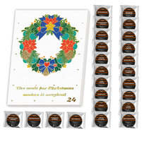 Duży Kalendarz Adwentowy Premium Z Kawą Magic Time - 24 Różne Smaki Kaw Deserowych, Upominek, Prezent, Podarunek Na Mikołaja Na 2024 Rok + Diy