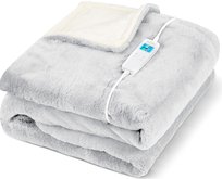 Duży koc elektryczny miękki 180x160cm 160w + timer Berdsen