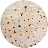 Duży Koc Tortilla Burrito Narzuta 150X150 Okrągły