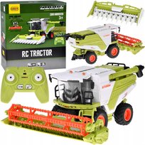 DUŻY KOMBAJN ZBOŻOWY RC Z PILOTEM 2,4GHZ EFEKT DYM ŚWIATŁO DŹWIĘK RC0716