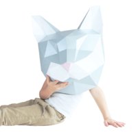 Duży Kot - kartonowa ozdoba  3D