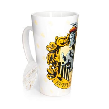 Duży kubek latte Harry Potter Hufflepuff kubki do kawy z uchem 450 ml - ERT Group