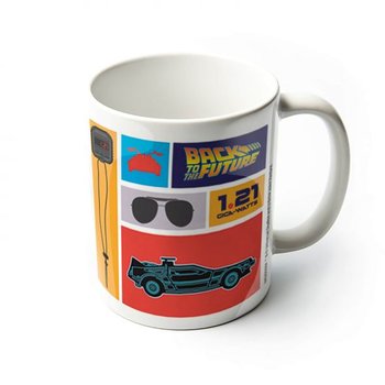 Duży kubek z nadrukiem Back to the Future Powrót do Przyszłości kubki do kawy 315 ml - Pyramid Posters