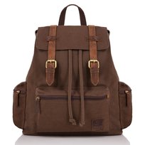 Duży Miejski Plecak Dla Mężczyzny Vintage Paolo Peruzzi T-24-Br Paolo Peruzzi
