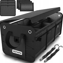 Duży Organizer Do Bagażnika Samochodu Auta Kufer Skrzynka Sztywny Z Pokrywą