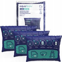 Duży pochłaniacz wilgoci do samochodu auta wskaźnik odnawialny 200g 3x