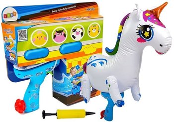 Duży Pompowany Pistolet na Wodę Jednorożec - Lean Toys