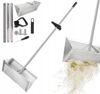 DUŻY PRZESIEWACZ WYKRYWACZ METALI ŁOPATA SITO CZERPAK SAND SCOOP NA PLAŻE SinPi