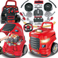 Duży samochód  Ciężarówka Zestaw do składania z akcesoriami