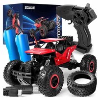 Duży Samochód Zdalnie Sterowany Auto Rc Metal Terenowy 4X4 + 2 Akumulatory
