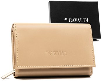 Duży, skórzany portfel damski na zatrzask 4U Cavaldi - 4U CAVALDI