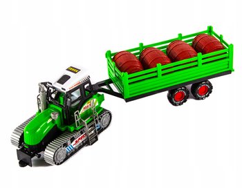 Duży Traktor Gąsienicowy Z Przyczepą Różne Kolory - Midex