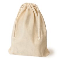 DUŻY WOREK BAWEŁNIANY 40x40 cm ECRU 220g EKOLOGICZNY na BUTY strój SPORTOWY Allbag