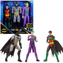 Duży Zestaw 3w1 DC Comics Duże figurki Batman, Robin, Joker 30 cm