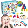 Duży Zestaw Edukacyjny Nauka Liczenia Kolorów Gra Montessori Sorter Kubki - Inna marka