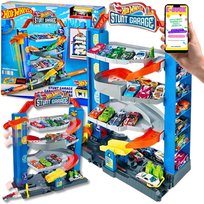 Duży Zestaw Hot Wheels Kaskaderskie Skoki Garaż Autko Samochodzik Winda Prezent Dla Dziecka + Ebook