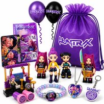 DUŻY ZESTAW HUNTRIX PREZENTOWY XXL 22 ELEMENTY FIGURKI MASKOTKA KLOCKI Inna marka