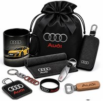 DUŻY ZESTAW PREZENTOWY AUDI XXL 16 El. BRELOK ZAPACH POKROWIEC KUBEK SMYCZ Inna marka