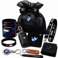 DUŻY ZESTAW PREZENTOWY BMW XXL 16 El. BRELOK ZAPACH POKROWIEC KUBEK SMYCZ Inna marka