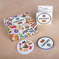 Dwojaki 45 kart, gra planszowa, logiczna, Folkstar Folkstar