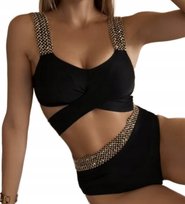 Dwuczęściowy Strój Kąpielowy Wysoki Stan Bikini L Inna marka