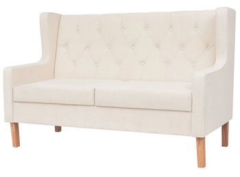 Dwuosobowa sofa ELIOR Isobel 2C, kremowa, 68x90x140 cm - Elior