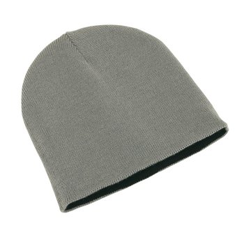 Dwustronna czapka NORDIC, srebrny, czarny - UPOMINKARNIA