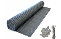 DWUSTRONNA MATA PCV, BALKONOWA 0,8x3 m, antracyt DIXIE STORE