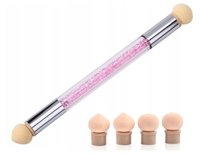 Dwustronny Aplikator Gąbeczka Do Manicure Gąbka Do Ombre Do Pyłków