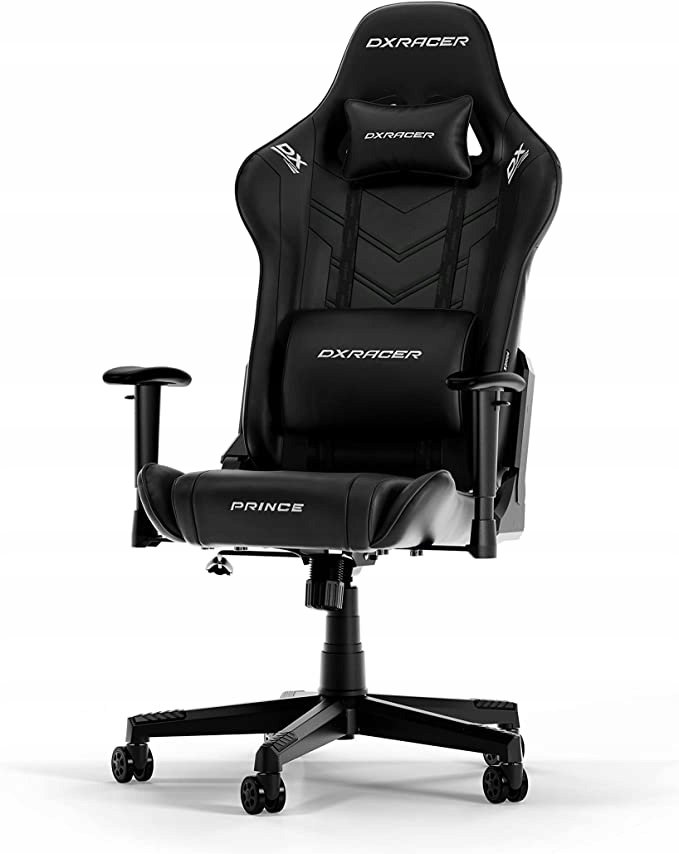 Фото - Комп'ютерне крісло Dxracer krzesło dla graczy Prince P132 czarne nowe 