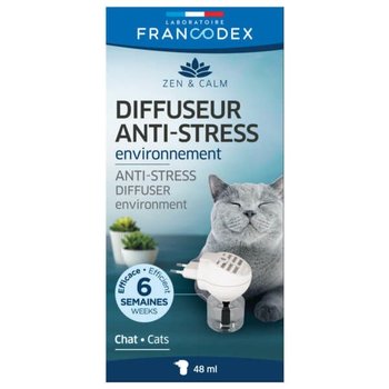 Dyfuzor relaksujący dla kota FRANCODEX, 48 ml - Francodex